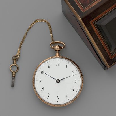 null BOILEAU

Circa: 1821.

Yellow gold gousset watch 750/1000 with repetition of...