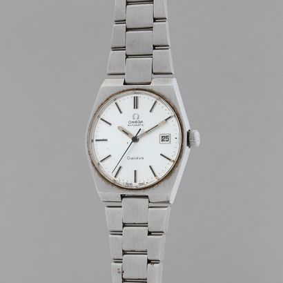 null OMEGA 

Geneve automatic.

Ref : 166099. 

Circa : 1970.

Steel bracelet watch....