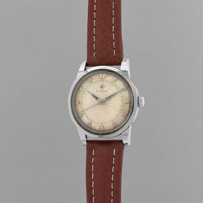 null CORTEBERT

Corterotor.

About : 1970.

Steel bracelet watch. Case with screwed...