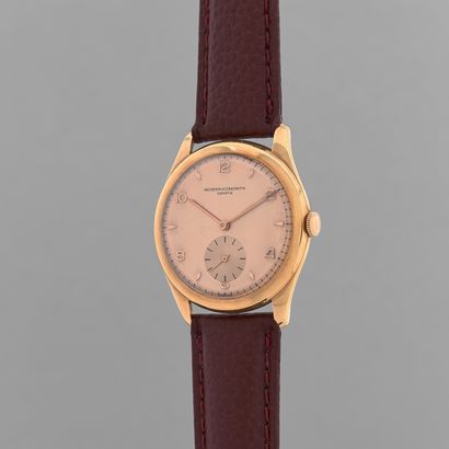 null VACHERON & CONSTANTIN

Circa: 1950. 

Mechanical watch in pink gold 750/1000...