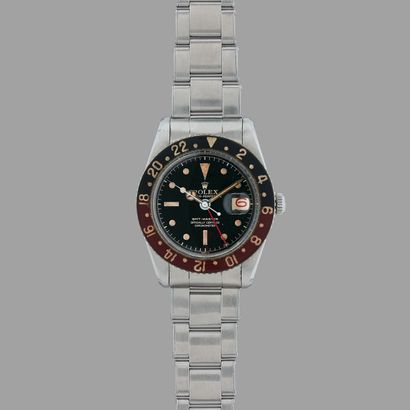 null 
ROLEX 



GMT Master dit "Pussy Galore".



Vers 1958.



Rarissime montre...