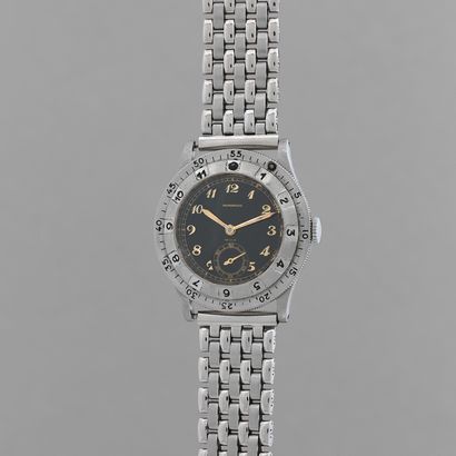 null MOVADO

Chronoplan.

Ref : 11765.

Circa : 1950.

Steel watch with round case...