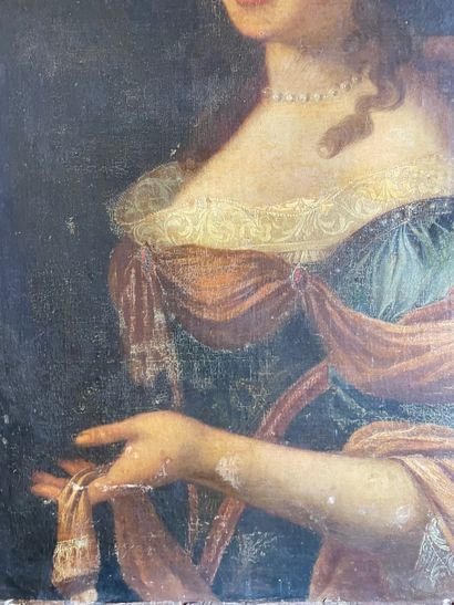null ECOLE FRANCAISE du XVIIIe siècle 

Portrait de dame de qualité

Huile sur toile...