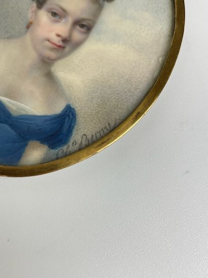 null Claude Charles Antoine BERNY D'OUVILLÉ (1775-1842)

Jeune femme au diadème de...