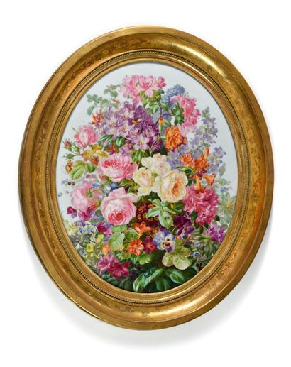 null FRENCH SCHOOL OF THE SECOND PART OF THE 19TH CENTURY 

Still life with flowers...