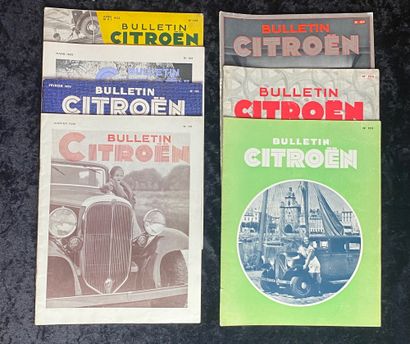 Bulletin Citroen January 1933 N°101 to N°107 of May 1934 devoted to the new factories...
