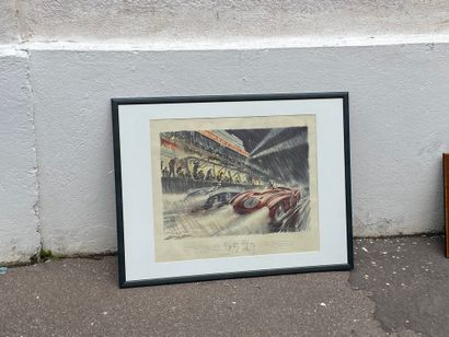 GEO HAM "24 hours of Le Mans 1954


Print signed and dated lower left with the portraits...