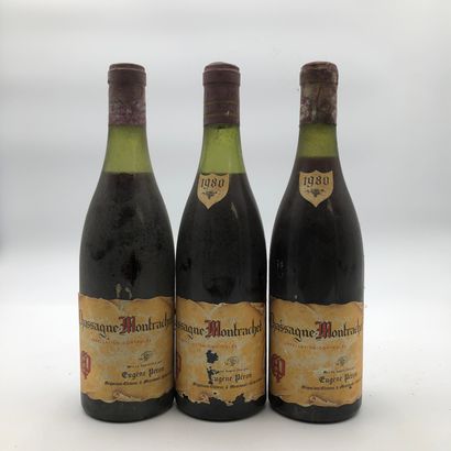 null 3 bottles CHASSAGNE-MONTRACHET 1980 Eugène Péron

(N. from 2 to 3 cm, E. a,...