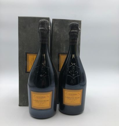 null 2 bottle CHAMPAGNE VEUVE CLICQUOT PONSARDIN 1990 Vintage La Grande Dame

(E....