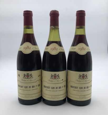 null 6 bottles MERCUREY 1982 1er Cru "Clos du Roia" Philippe d'Argenval Négociant

(N....