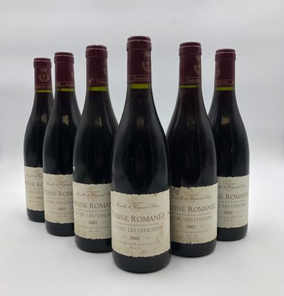 null 6 bouteilles VOSNE ROMANÉE 2002 1er Cru "Les Chaumes" Amelle et Bernard Rion

(E....