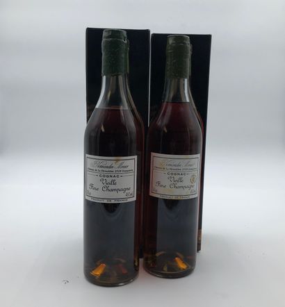 null 2 bouteilles COGNAC J. NORMANDIN-MERCIER (70cl/40% vol.) Vieille Fine Champagne...