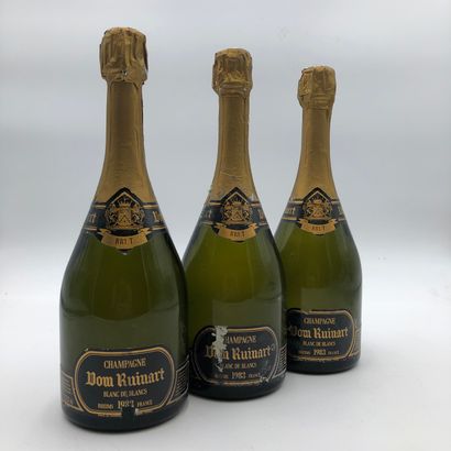 null 3 bottles CHAMPAGNE DOM RUINART 1983 Vintage Blanc de Blancs

(E. la, g) (Cellar...