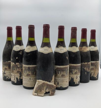 null 8 bottles CHAMBERTIN 1992 "Clos de Bèze" Jean Raphet & fils

(E. ta, d, 1d)...