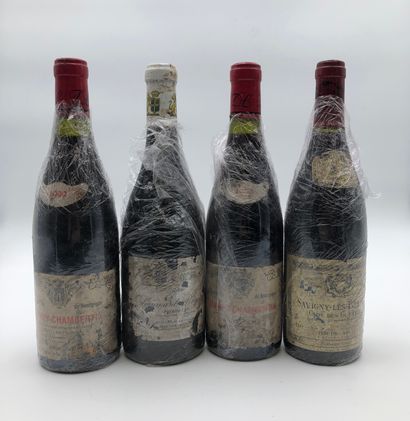 null 4 bouteilles : 1 GEVREY-CHAMBERTIN 1999 Vieilles Vignes Dominique Rufin, 1 POMMARD...