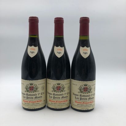 null 3 bottles VOSNE ROMANÉE 1996 1er Cru "Les Petits Monts" Domaine François Gerbet

(E....