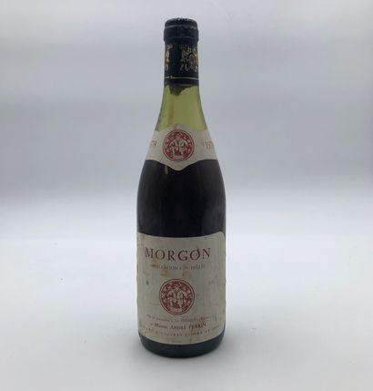 null 1 bottle MORGON 1978 Maison André Perrin

(N. 5 cm, E. f, t) (Cellar C)