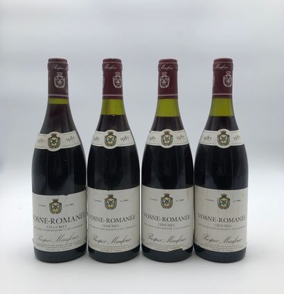 null 4 bouteilles VOSNE-ROMANÉE 1987 1er Cru Chaumes Prosper Maufoux

(N. entre 2...
