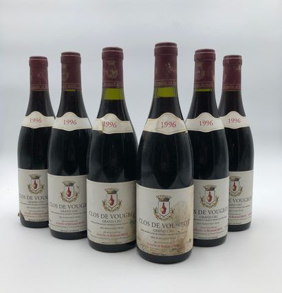 null 6 bottles CLOS VOUGEOT 1996 Grand Cru Amelle and Bernard Rion

(N. 1 between...