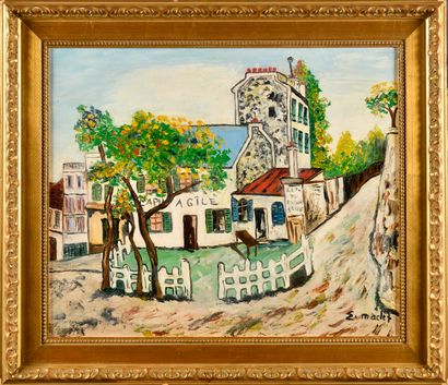 null ELISEE MACLET (1881-1962)

Montmartre, Le Lapin Agile

Huile sur toile

Signé...