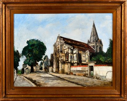 null MARCEL LEPRIN (1891-1933)

Eglise du village

Huile sur toile

Signé en bas...