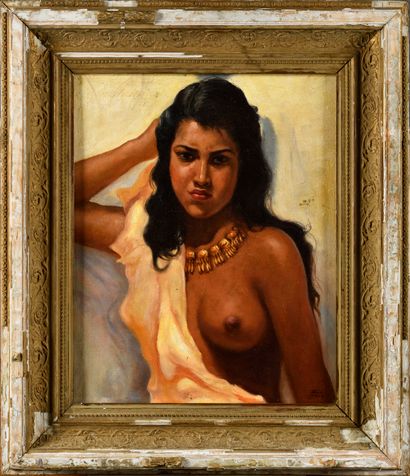 null ADAM STYKA (POL-FRA/ 1890-1959)

Portrait de femme berbère

Huile sur toile...