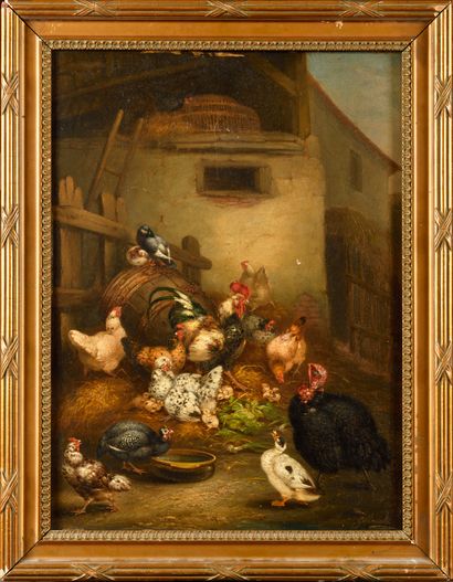 Claude GUILLEMINET (1821-1866)

The henhouse...
