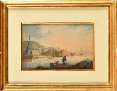 null William PAYNE (1755/60-c.1830)

The Obelisk and Ferry House at Mount Edgecombe

Watercolor

Signed...