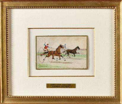 null Luigi LOIR (1845-1916)

Trotting races; Obstacle races

Two gouaches and gold...