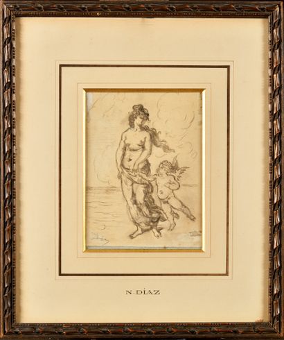 null Narcisse Virgile DIAZ DE LA PEÑA (1807-1876)

L'amour conduisant la virginité

Dessin...