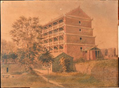Michel BERTHAUD (1845 - 1912)

La pagode...