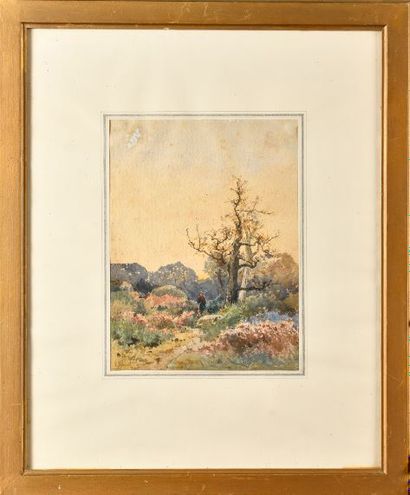 null Paul ROSSERT (1851-1918)

Promeneuse en forêt de Fontainebleau

Aquarelle

Signé...