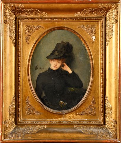 null SCHOOL OF THE XIXTH CENTURY

Portrait of a young woman 

Oil on canvas 

Signed...