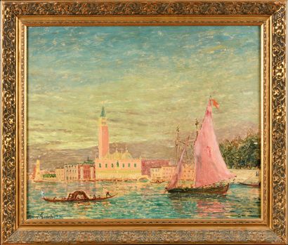 Henry GERARD (1860-1925)

Sailboats in Venice...