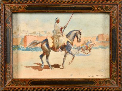 Matteo BRONDY (1866-1944)

The rider 

Watercolor

Signed...