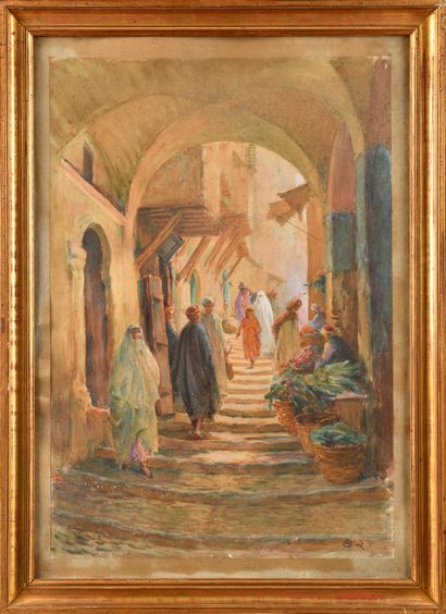 Alphonse BIRCK (1859-1942)

Alley in Algiers...