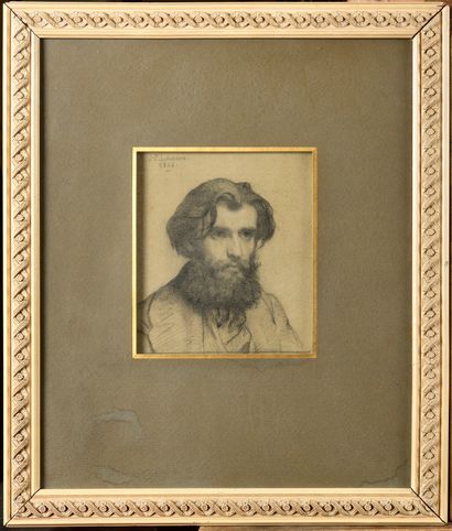 null Jean-Paul LAURENS (1838-1921)

Portrait d'homme 

Fusain 

Signé et daté 1866...