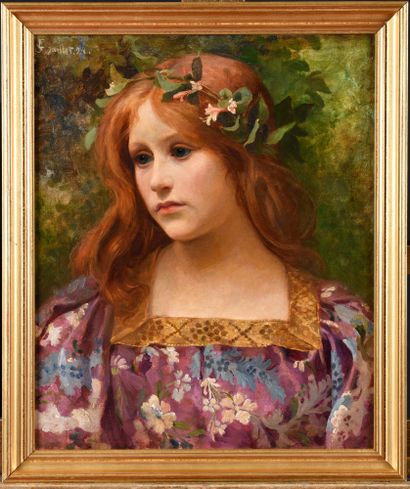 null Élisabeth SONREL (1874-1953)

Portrait de jeune fille

Huile sur toile 

Signé...