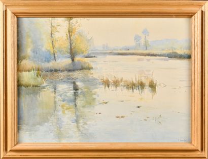 Paul ROSSERT (1851-1918)

Edge of a pond

Watercolor

Signed...