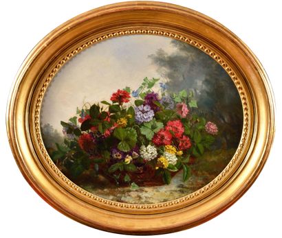 null Augustin ROGER (XIX)

Bunch of flowers

Oil on canvas 

Signed and dated "1864"...