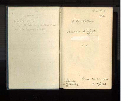 null GRETCH Nicolaï (1787-1867) - Autograph

Notes of travels in England, Germany...