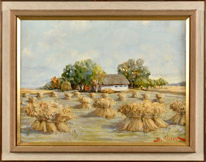 null KRILOV Boris (1891-1977)

Landscape with haystacks 

Oil on canvas

Signed lower...