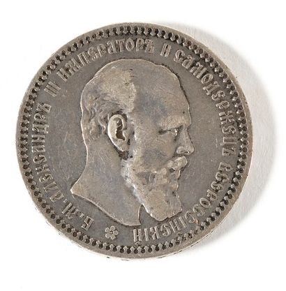 null Rouble 1892. Alexandre III.

Argent, 19,78 g. 

Avers : portrait d’Alexandre...