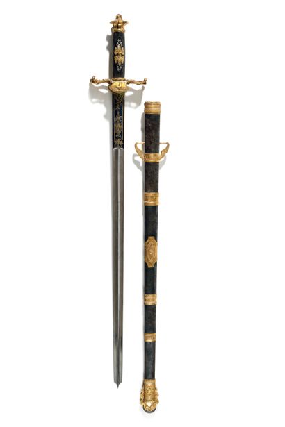 null GENERAL HARDŸ (1762-1802).

Rare sword with the antique of general having belonged...