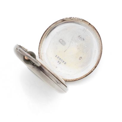 null ROLEX 
GOUSSET 
CIRCA 1930. 
Ref : 2120.
Silver Rolex soap box watch 925/1000....