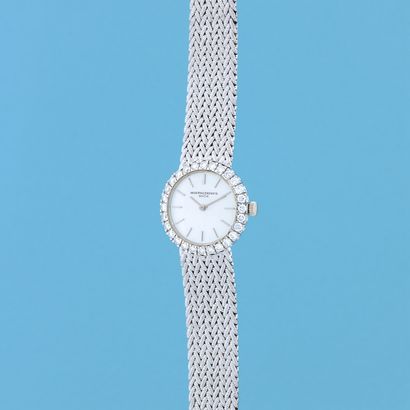 null VACHERON & CONSTANTIN
Cocktail. 
Circa 1960.
Elegant lady's watch in white gold...