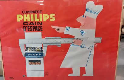 null DEUX GRANDES AFFICHES

- Cuisinières PHILIPPS Gain d'espace

Signée Gabriel...