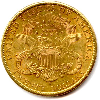 null ÉTATS-UNIS D’AMÉRIQUE

20 Dollars or Liberté 1898 S (33,48 g)

(T.B.)