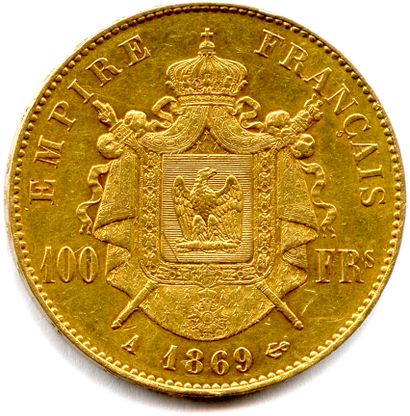 null NAPOLÉON III – Second Empire 1852 - 1870

100 Francs or tête laurée 1869 A :...