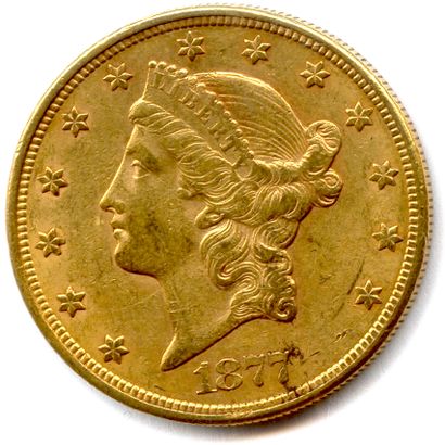 null ÉTATS-UNIS D’AMÉRIQUE

20 Dollars or Liberté 1877 S (33,46 g)

(T.B.)